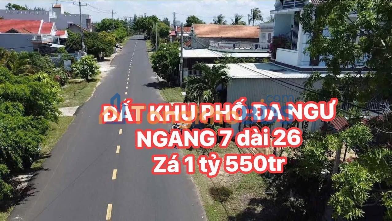 Đất Mặt Tiền 13m Đa Ngư - Đông Hòa 456m² Sổ Hồng Sẵn Sàng