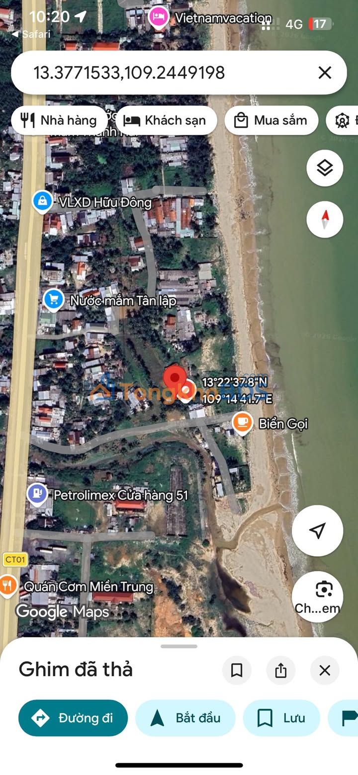 Bán đất vàng 2900m² ven biển Gành Đỏ, Sông Cầu - 23.2 tỷ