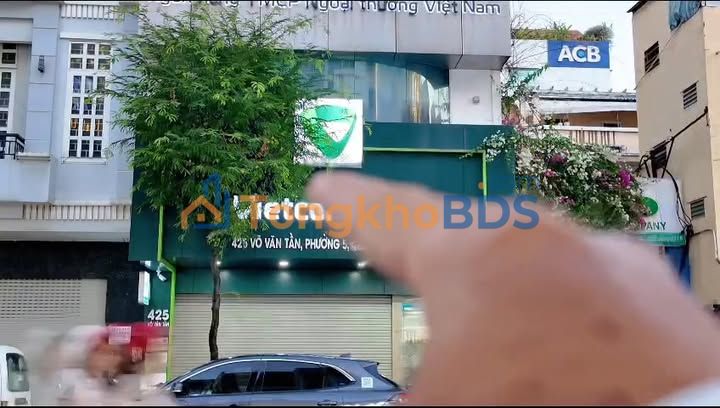 Tòa nhà Mặt tiền Võ Văn Tần Quận 3 - 127m², 6 tầng, HĐ thuê 200 triệu/tháng - Giá 140 tỷ TL