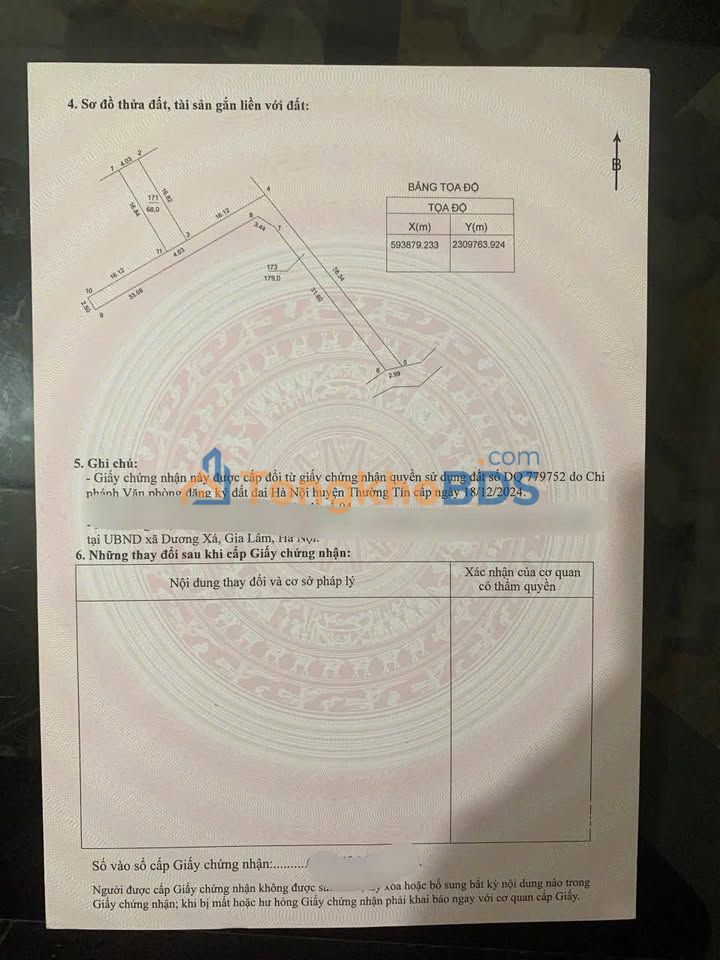 Đất nền Hồng Vân, Thường Tín 68m² - Sổ đỏ sẵn sàng, gần Vin Olympic
