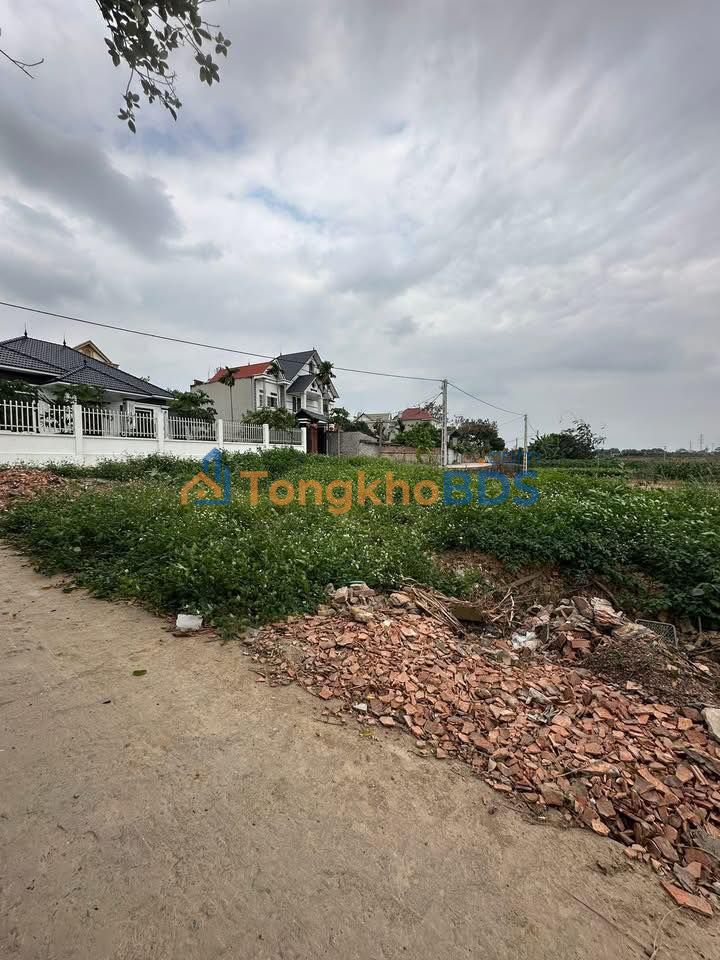 Đất nền 400m² Tân Dĩnh, Lạng Giang - 2 mặt tiền, view đồng thoáng đãng