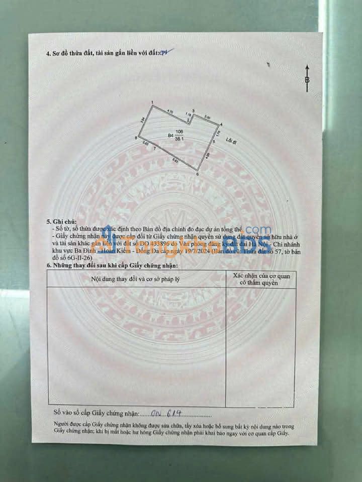 Nhà 5 Tầng Nguyễn Lương Bằng, Đống Đa - Dòng Tiền 20tr/tháng, Sổ Đỏ 39m²