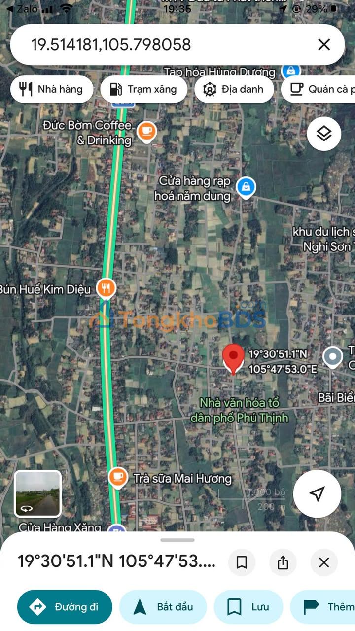 Bán Đất 180m² Phú Thịnh - Hoằng Hóa, Sổ Đỏ Full Thổ Cư, Giá 1.9 Tỷ