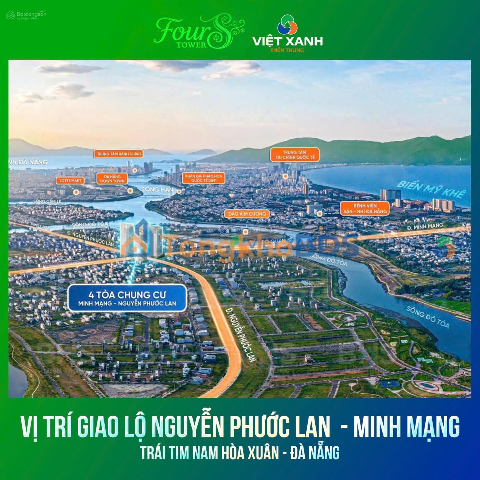Căn hộ FourS Tower Hòa Quý 35m² 1.6 tỷ - View đẹp ven biển