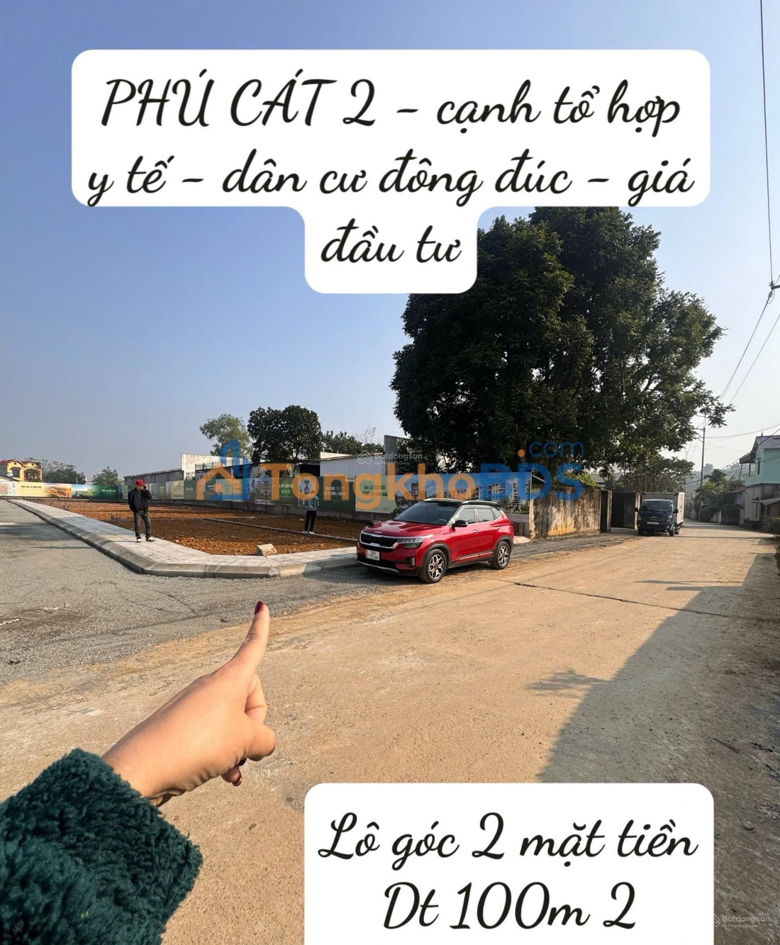 Đất nền Cổ Đông 100m² - Sổ đỏ sẵn sàng, gần CNC Hòa Lạc