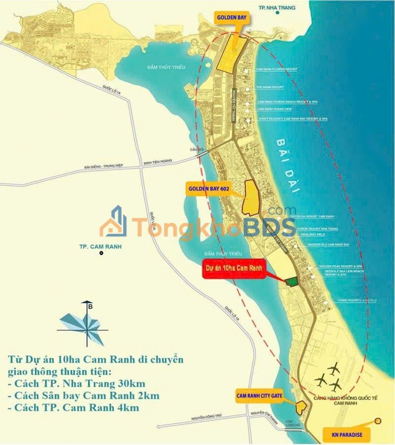 Biệt Thự Biển Cam Ranh 300m² - Sổ Đỏ Lâu Dài - Giá Tốt