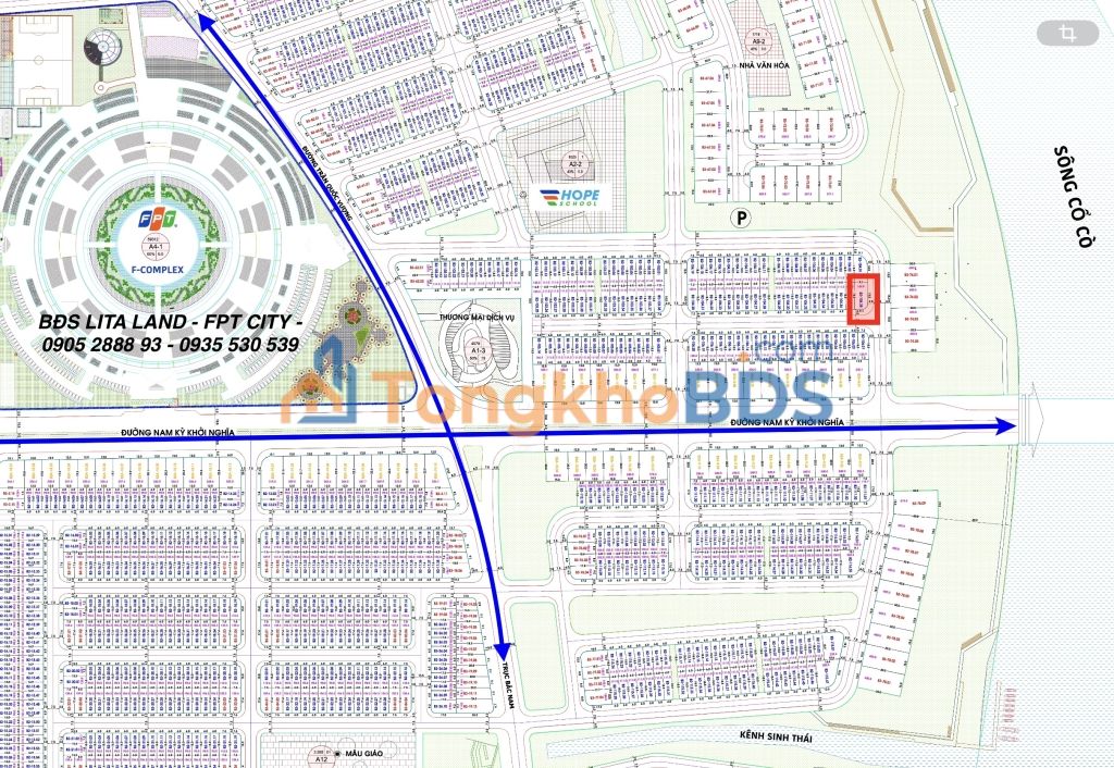Đất nền FPT City Đà Nẵng 165m² giá 13.5 tỷ - Sổ đỏ chính chủ