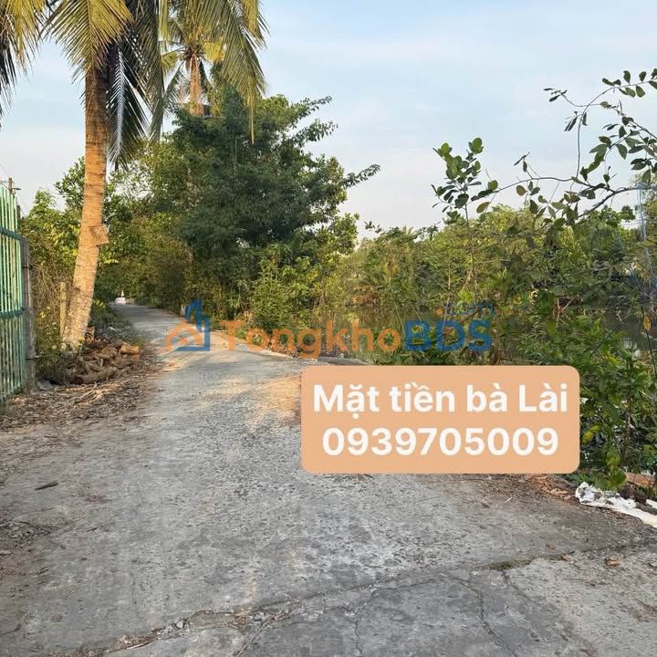 Đất nền Bà Lài bờ phải Tân Phú 120m² thỏa thuận - Sổ đỏ chính chủ