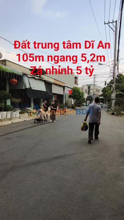 Đất nền Dĩ An 105m² 5,05 tỷ - Đất thổ cư 100% sẵn xây