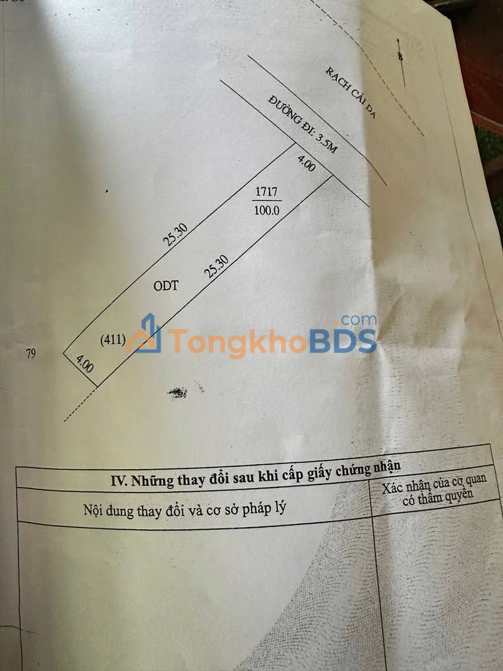 Đất nền Cần Thơ Hưng Thạnh 293m² 2.6 tỷ - Sổ đỏ chính chủ