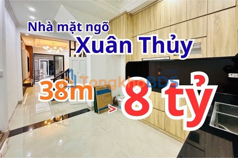 Nhà Mặt Ngõ Xuân Thủy 38m² - Sổ Hồng Vuông Vắn Chỉ 8 Tỷ