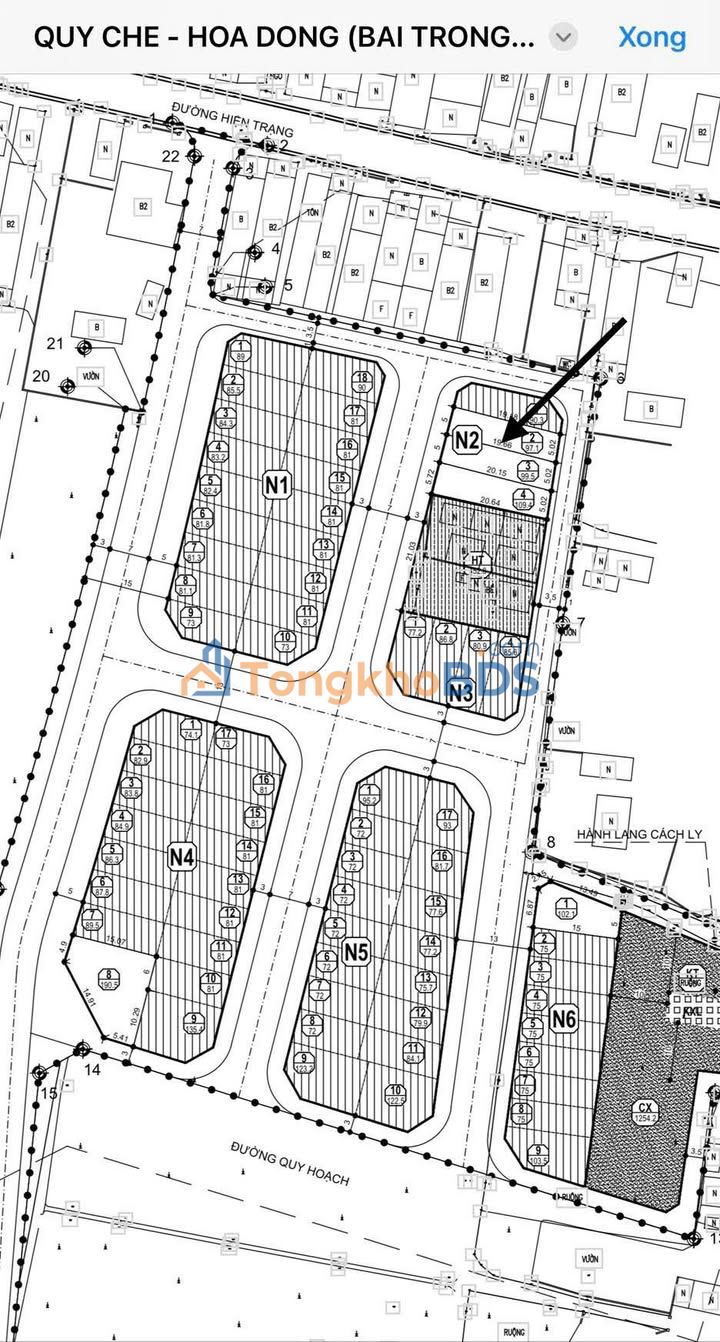 Đất đấu giá 97.1m² Hoa Động, Thuỷ Nguyên - Lô góc 2 mặt tiền giá 4.3 tỷ