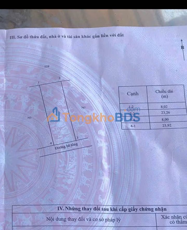 Đất nền Phường 4 Trà Vinh 184m² 320 triệu - Đường to ô tô