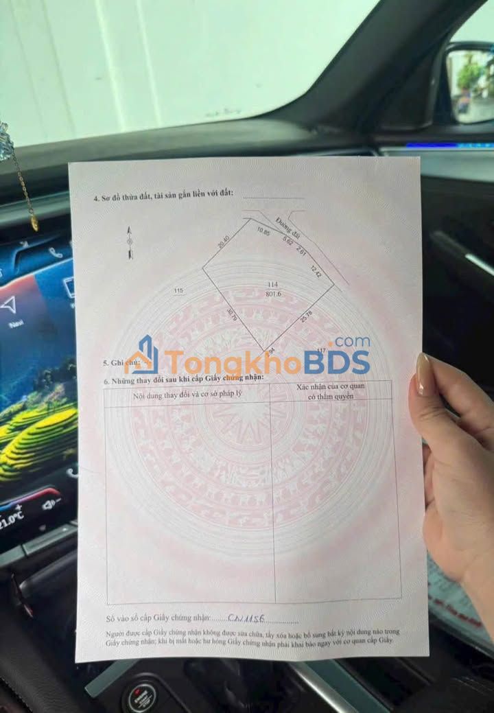Đất Lạc Lương Yên Thủy 800m² - Lô Góc 2 Mặt Tiền, Sổ Hồng Riêng