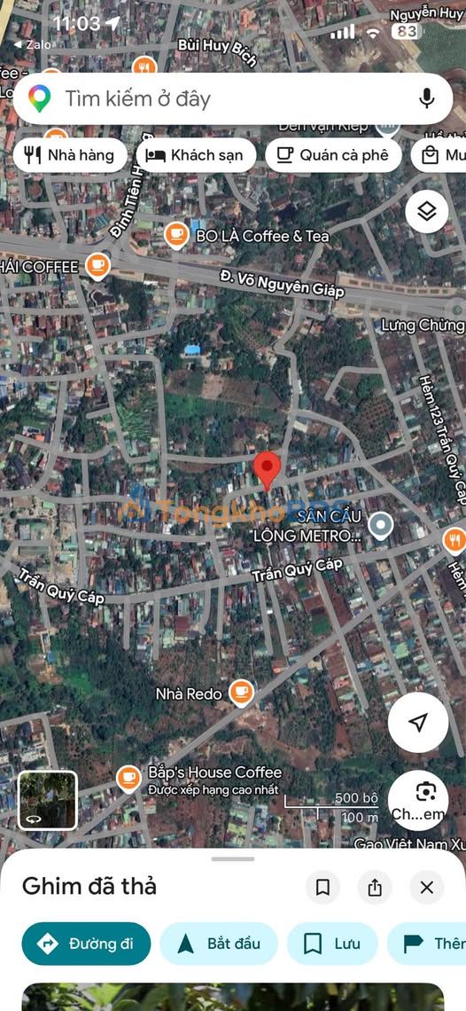 Đất thổ cư 105m² trung tâm Buôn Ma Thuột, Hẻm 117 Trần Quý Cáp - Sẵn sàng xây nhà