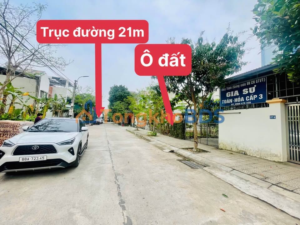 Đất nền Hương Canh 120m² băng 2 đường 21m - Sổ đỏ