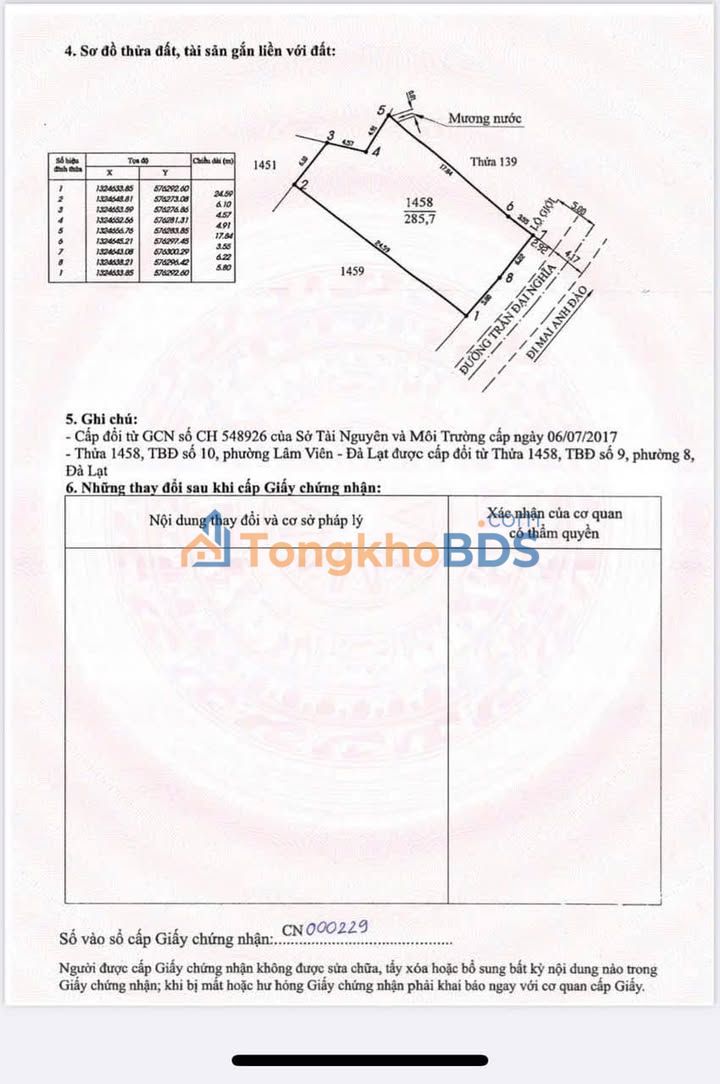 Đất Vàng Đà Lạt: 285m² Mặt Tiền Trần Đại Nghĩa, Phường 8 - Đầu Tư Sinh Lời