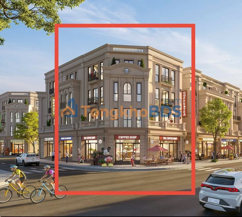 Townhouse Calyx Residence Đông Anh 143m² 21.45 tỷ - Mặt tiền kinh doanh sầm uất