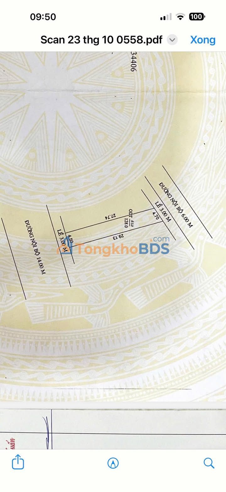 Đất nền 91B Cần Thơ 129m2 giá 7,7 tỷ - Sổ đỏ chính chủ