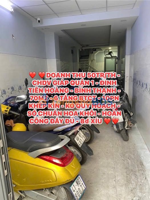 CHDV Đinh Tiên Hoàng Bình Thạnh 70m2 - Đầu tư sinh lời