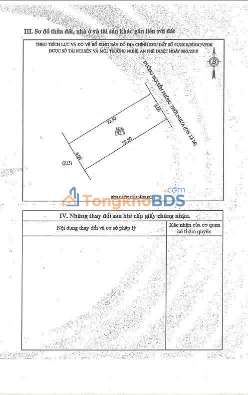 Nhà Mặt Tiền Nguyễn Phùng Thời, TP Vinh - 135m² Kinh Doanh Đắc Lợi