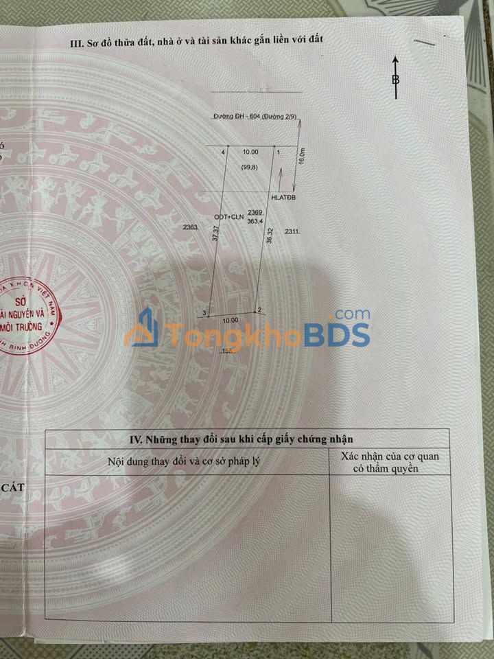 Nhà Mặt Tiền Kinh Doanh Đường 2/9, Bến Cát - 60m², Giá 5.9 Tỷ