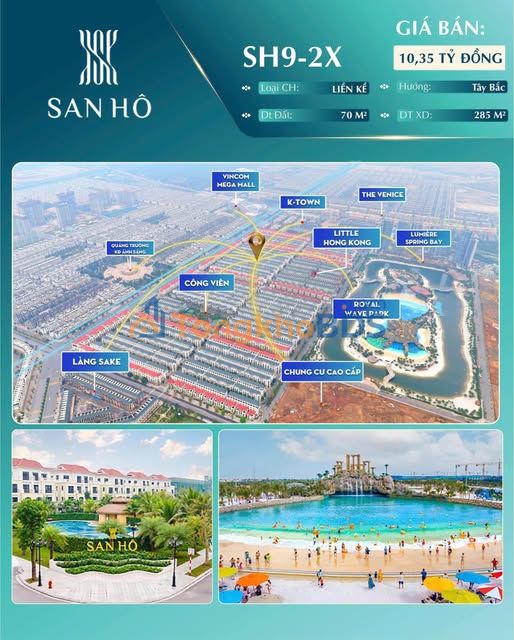 Căn hộ San Hô 70m² - Giá tốt nhất Vinhomes Ocean Park