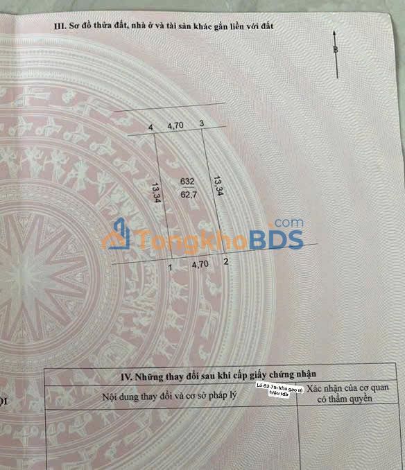 Đất Thổ Cư 62.7m² Tố Hiệu, Thường Tín - Sổ Đỏ Sẵn Sàng Giao Dịch