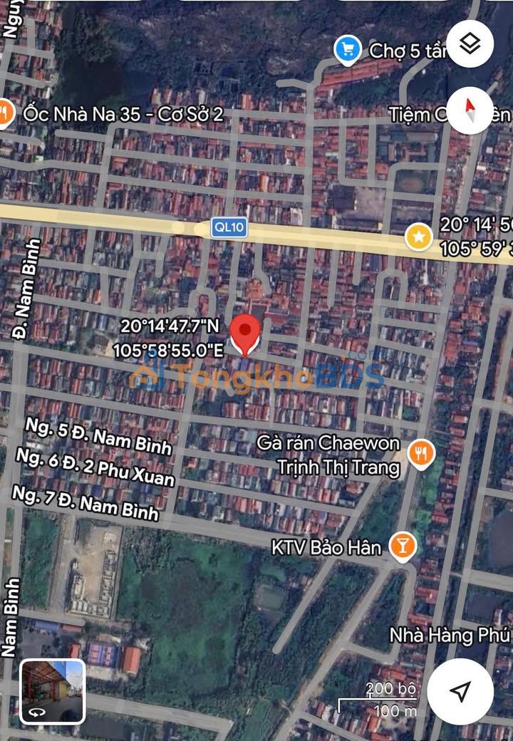 Đất nền Phố Đại Phong Ninh Bình 72m² - Sổ đỏ chính chủ