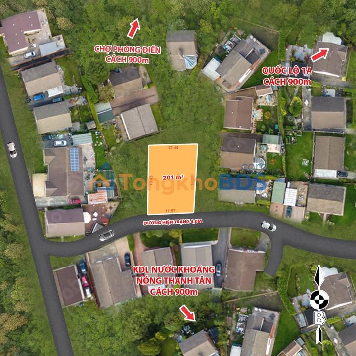 Đất Phong Điền 200m² giá 900 triệu - Sổ đỏ chính chủ