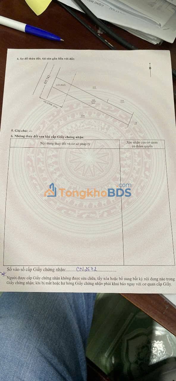 Đất nền ĐT742 Bình Mỹ 750m² thổ cư 100% - Tiềm năng tăng giá