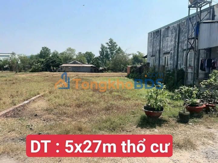 Đất nền sổ hồng Đức Hòa 135m² - Ngay ngã ba Mỹ Hạnh, giá 1.24 tỷ