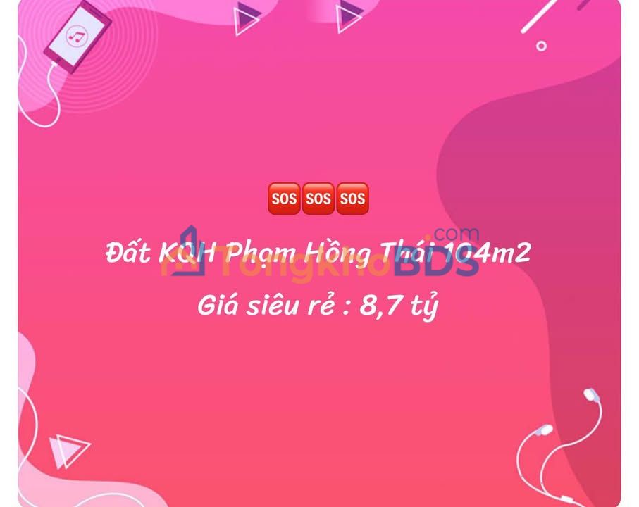 Đất KQH Phạm Hồng Thái, Di Linh 104m² - Sổ Đỏ Sẵn Sàng, Giá Đầu Tư 8.7 Tỷ