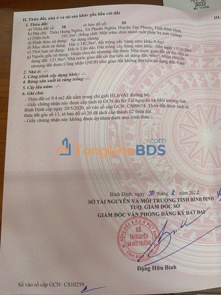 Đất nền Phường Trần Phú Quy Nhơn 150m² - Sổ đỏ chính chủ