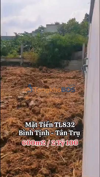 Đất nền Bình Tịnh Tân Trụ 600m² 2.001 tỷ - Sổ đỏ chính chủ