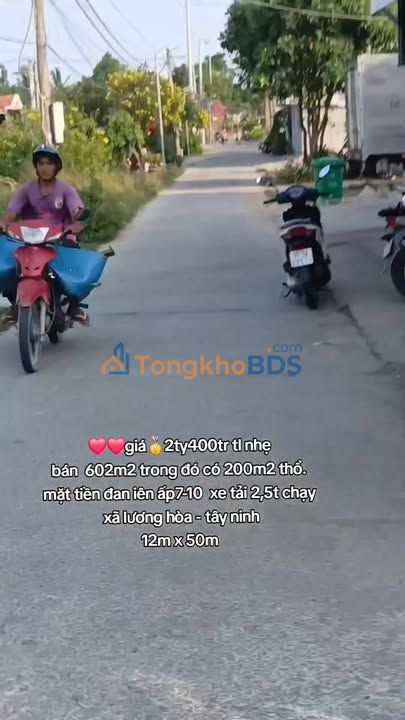 Đất nền Đan Liên Bến Lức 602m² 2.4 tỷ - Đường to ô tô