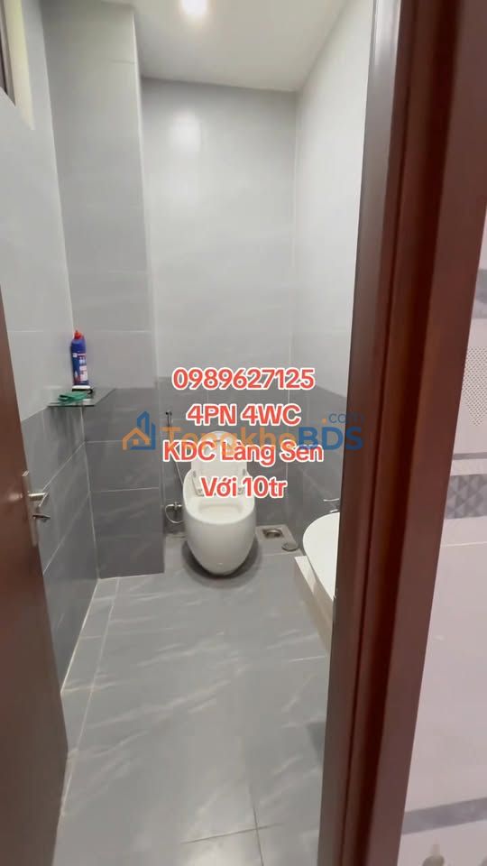 Nhà Nguyên Căn KDC Làng Sen, Đức Hòa - 4PN, 4WC, Giá 10 Triệu/Tháng
