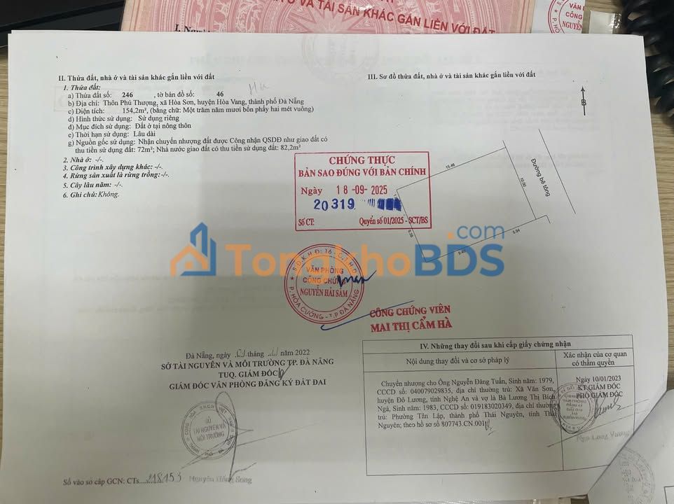 Đất Hẻm Oto Phú Thượng, Đà Nẵng - 154m² Giá Tốt 1.7 Tỷ