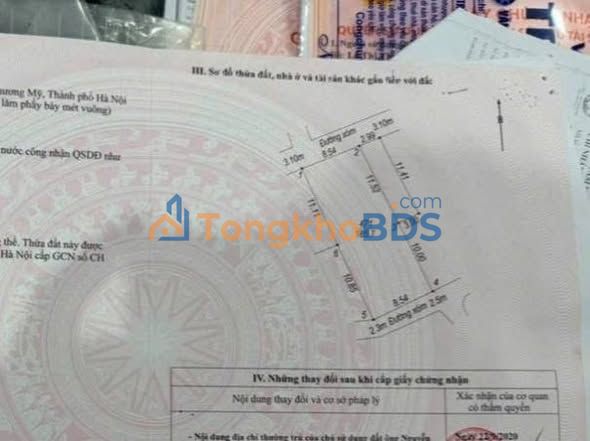 Đất nền Chương Mỹ 186m² giá đầu tư - Đường to ô tô