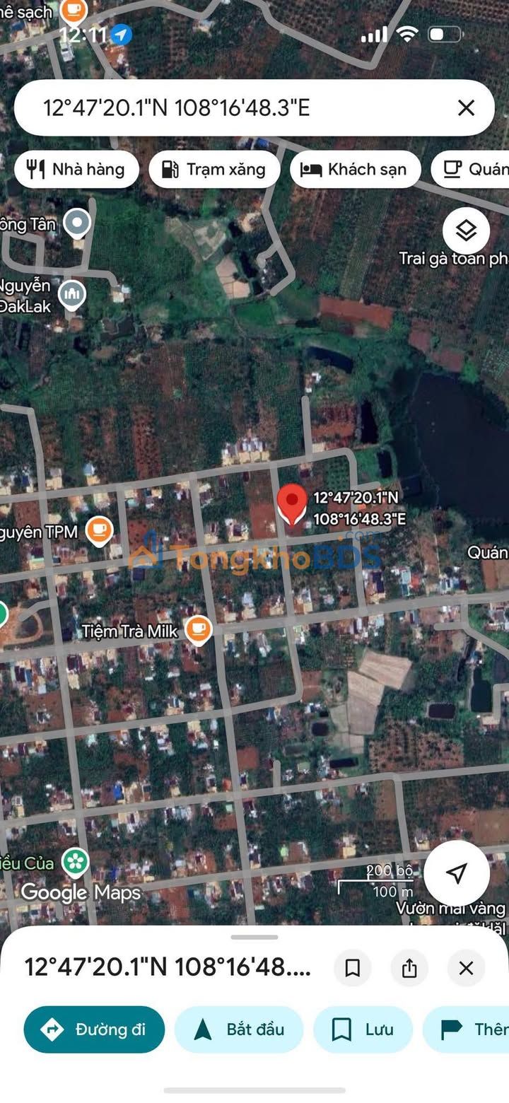 Đất Thành Công, Buôn Ma Thuột 450 triệu - Sổ đỏ chính chủ