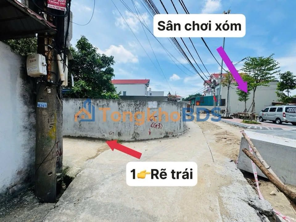 Đất Sổ Đỏ Thư Lâm, Việt Yên 40.6m² - Vuông vắn, Ô tô vào tận cửa