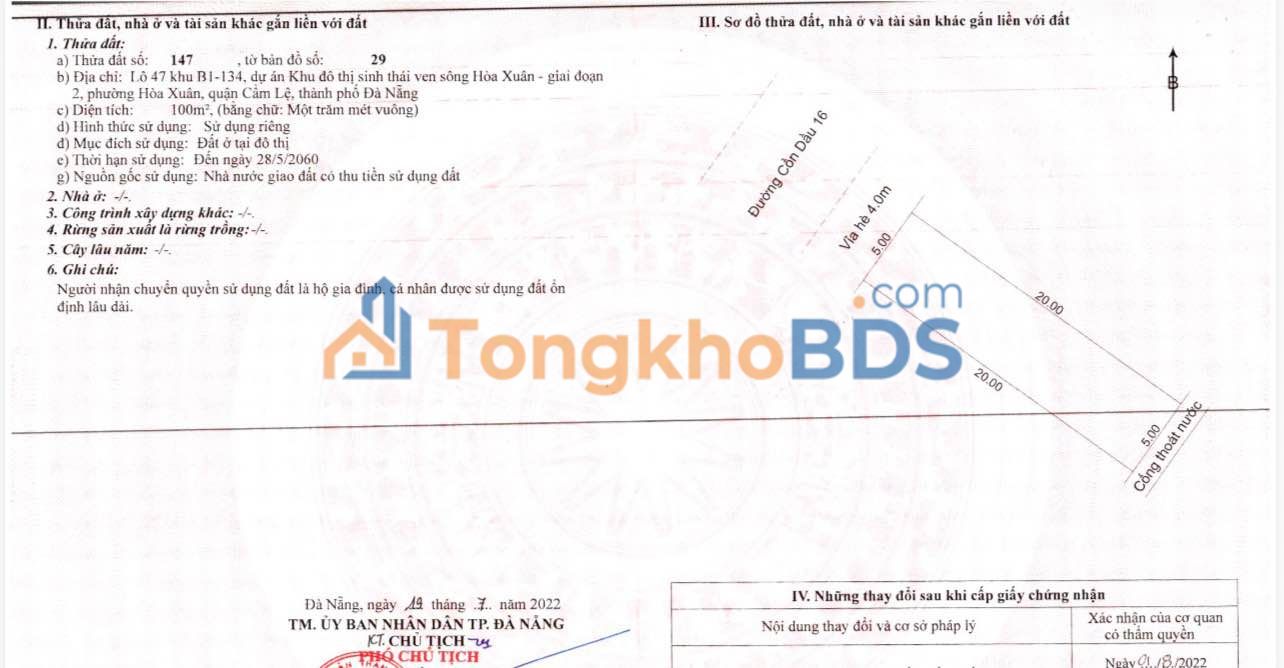 Đất nền Cồn Dầu 16 Cẩm Lệ 100m² 6 tỷ - Tiềm năng tăng giá