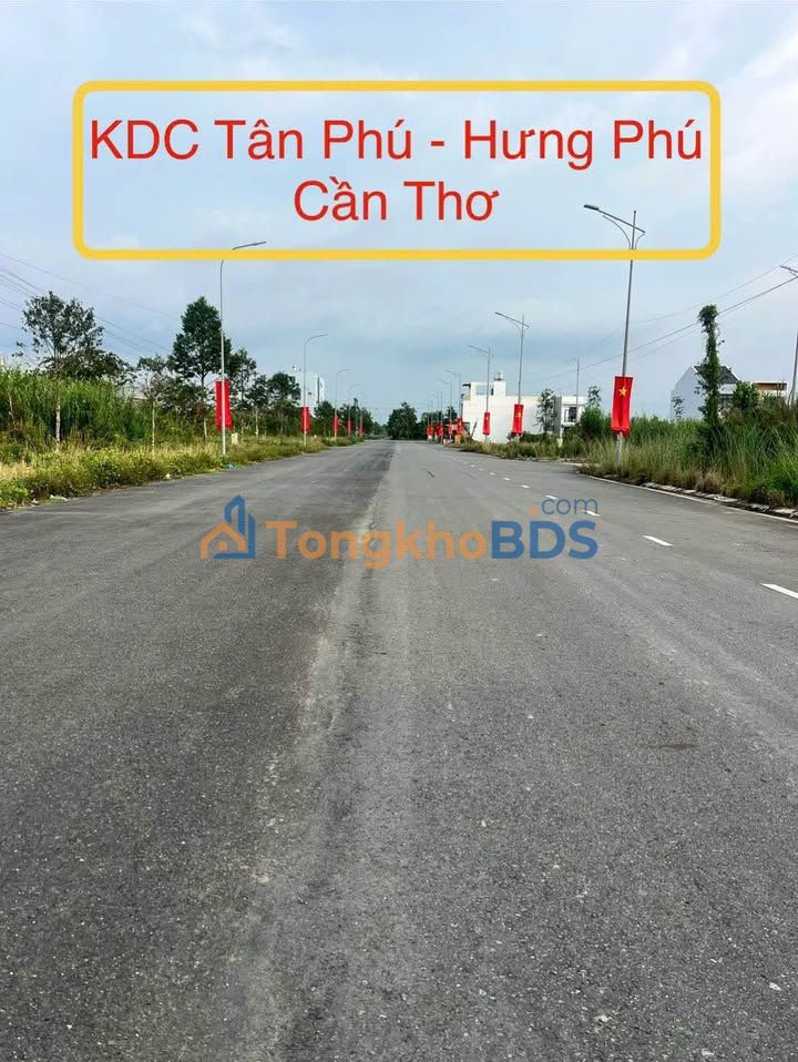 Đất nền KDC Tân Phú, Hưng Phú 60m² 1.25 tỷ - Sổ đỏ chính chủ
