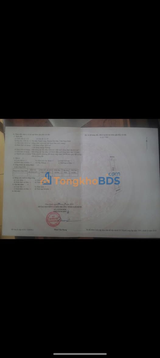 Đất nền Thôn 12 Hải Ninh Nam Định 165m² - Đất thổ cư 100%