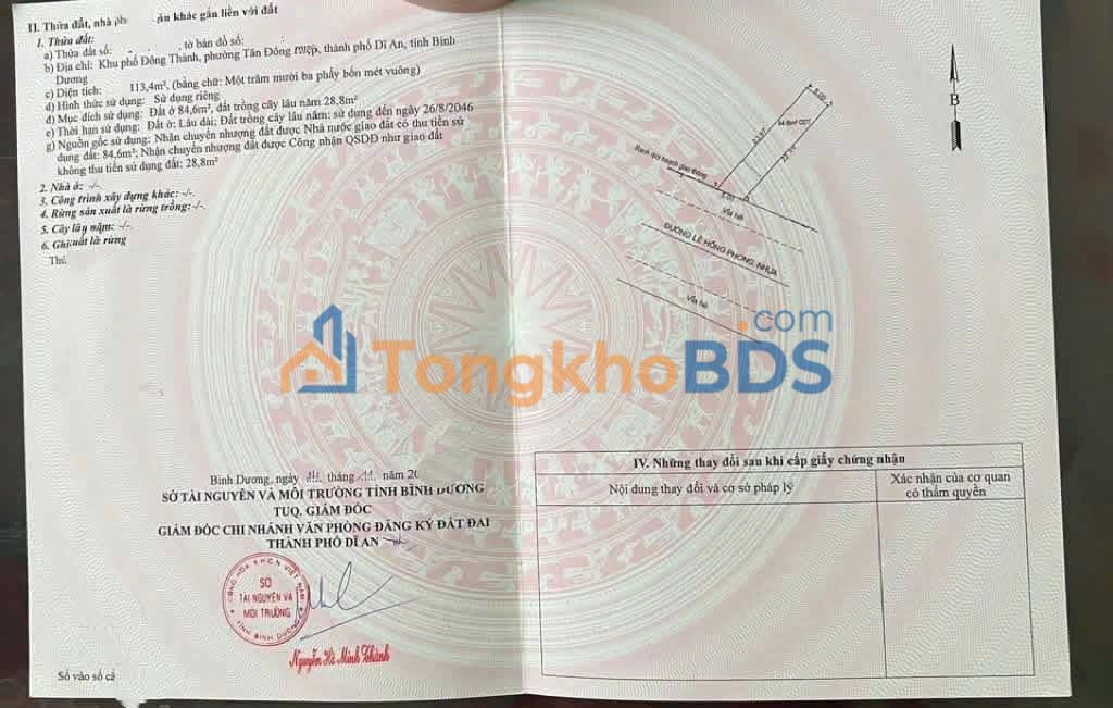 Nhà phố Dĩ An Lê Hồng Phong 7.345 tỷ - Mặt tiền kinh doanh