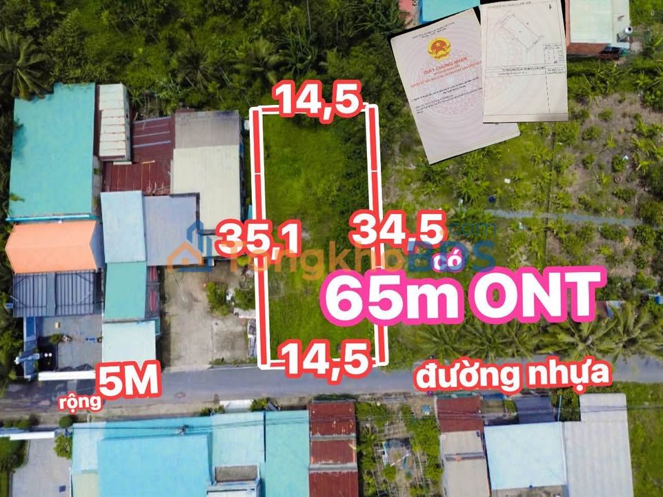 Đất nền Đường Hùng Vương Hiệp Phước 500m² 6.5 tỷ - Sổ đỏ chính chủ