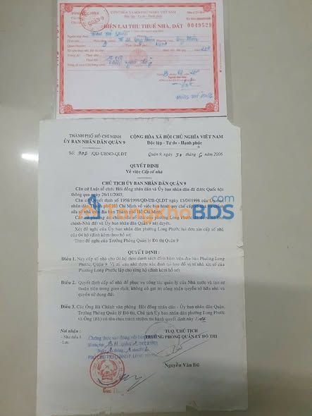 Nhà hẻm xe hơi Long Phước 40m² 1.4 tỷ - Ô tô vào tận nhà