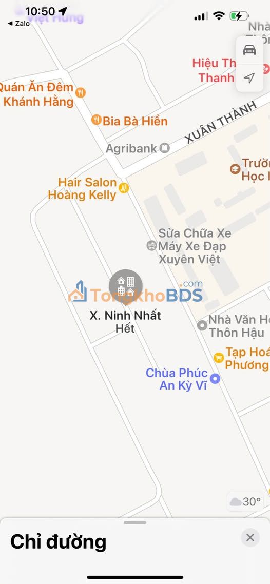 Đất nền 100m² Xuân Thành, Ninh Bình - Sẵn sàng xây khách sạn, nhà trọ