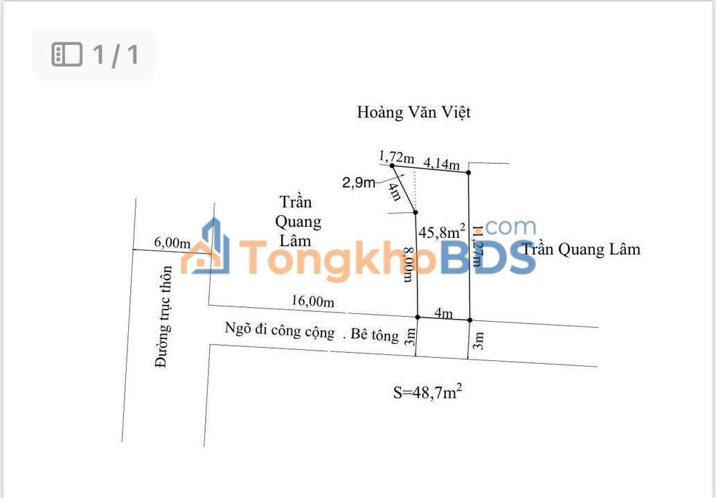 Đất Nền Tràng Duệ, TP Hải Dương 45.8m² - Sổ Đỏ Sẵn Sàng