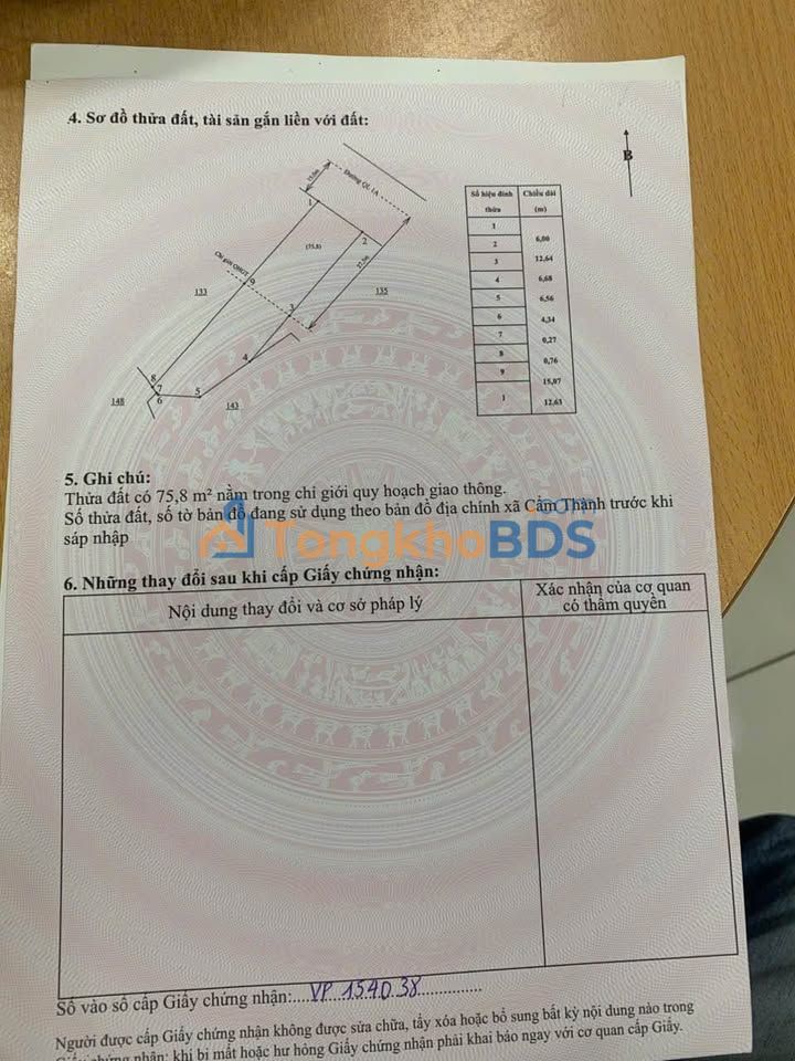 Đất Cẩm Thành 156m² 2.808 tỷ - Đầu tư sinh lời